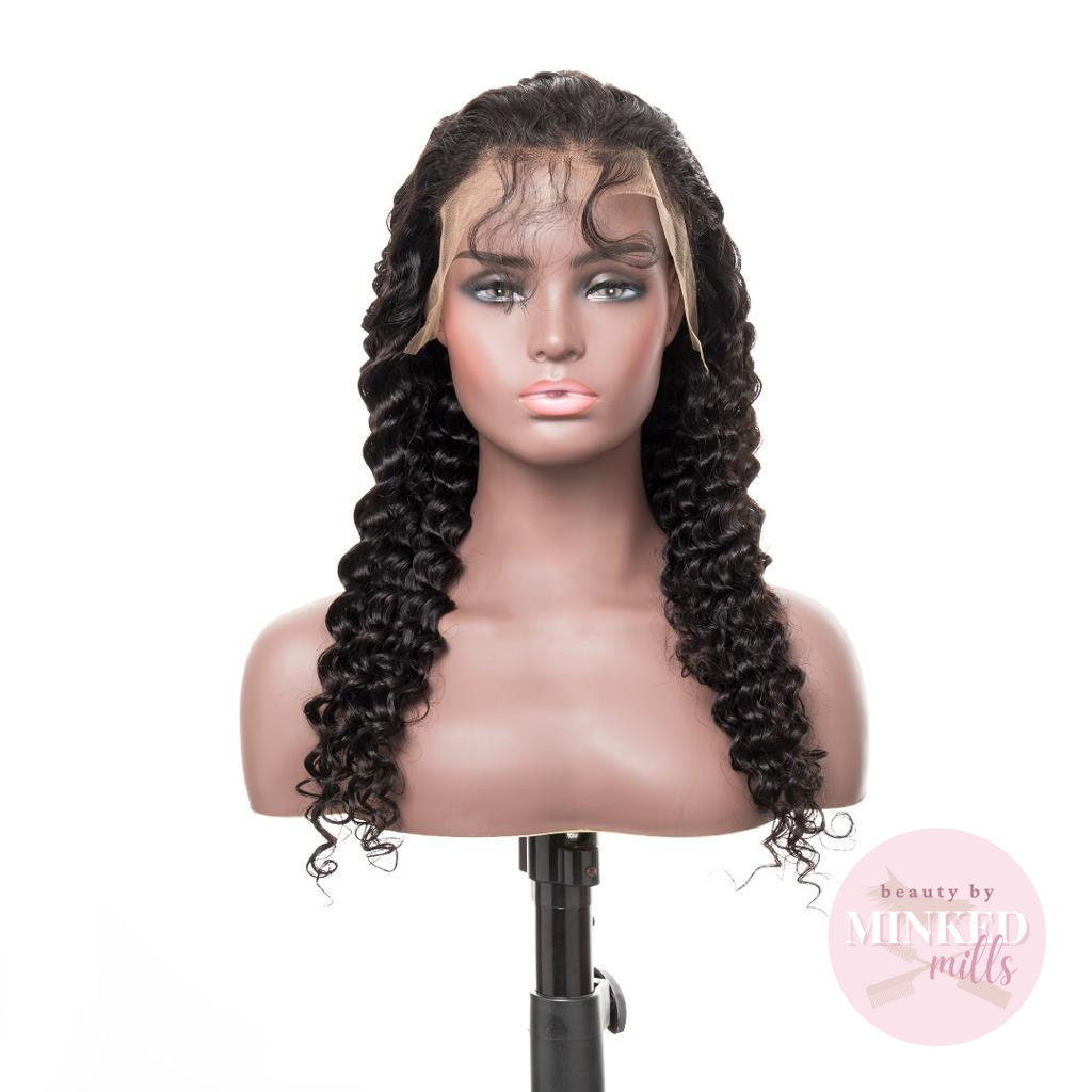 Curly 13x4 HD Frontal Wig 180% Density